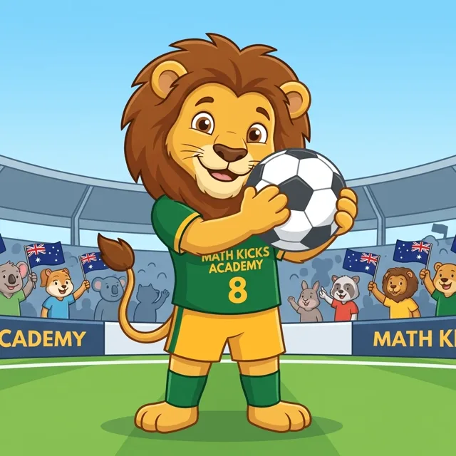Livi the Lion lining up a shot