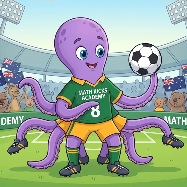 Owen the Octopus ready between the posts